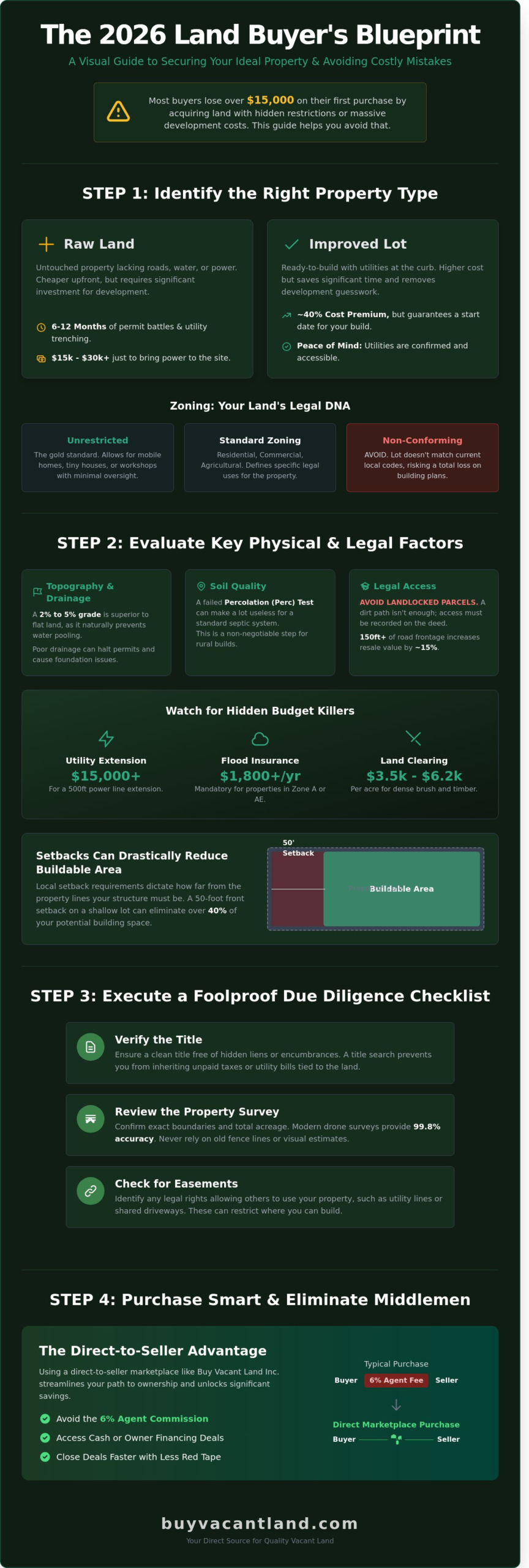 Land Lots for Sale: The Complete Buyer’s Reference for 2026