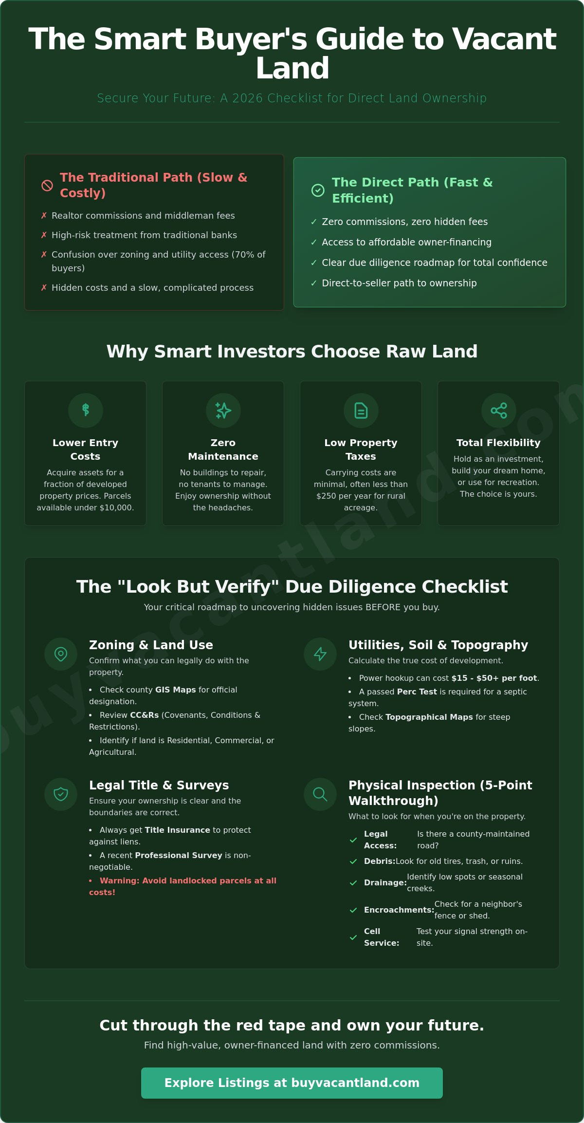 How to Buy Land in 2026: The Complete Guide to Finding and Purchasing Vacant Lots