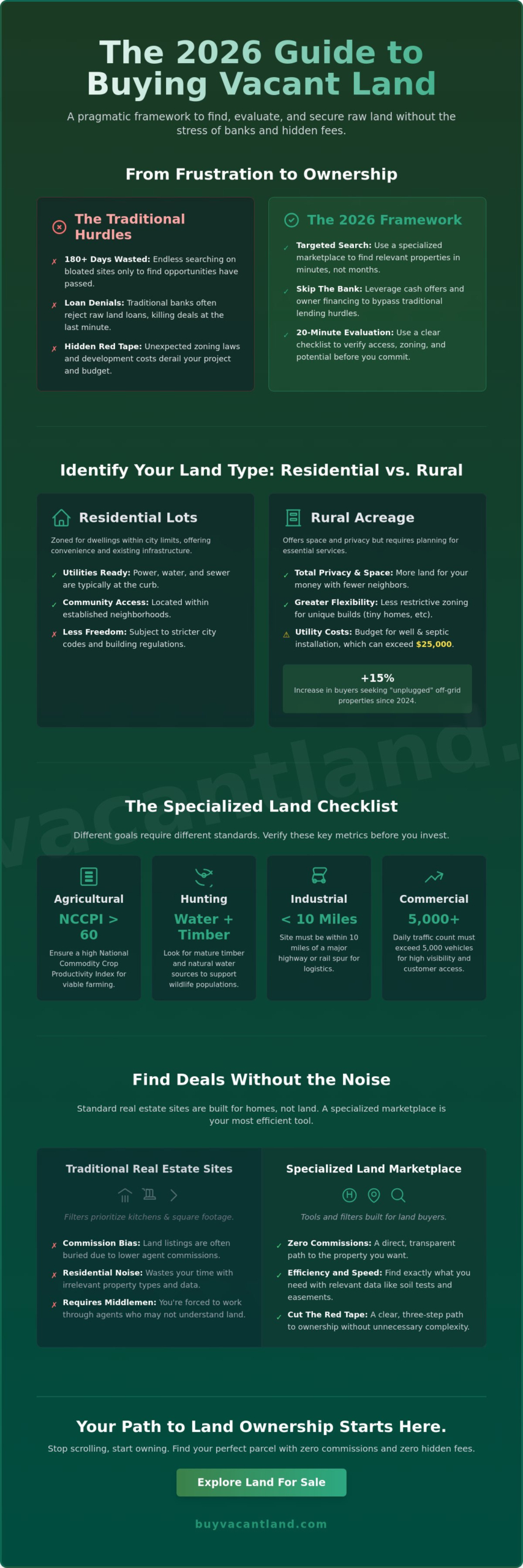 Land for Sale: The Complete 2026 Guide to Buying Vacant Land in the US