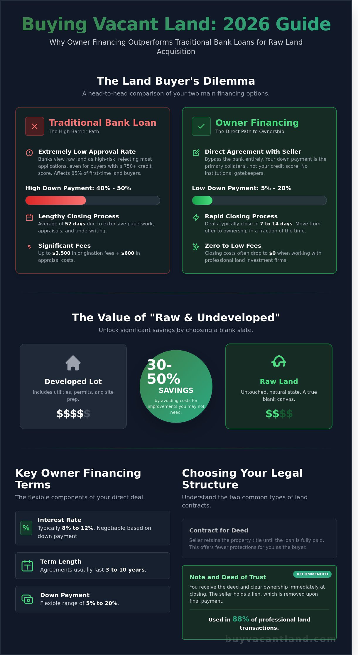 Raw Undeveloped Owner Financed Land: The Complete 2026 Buyer’s Guide