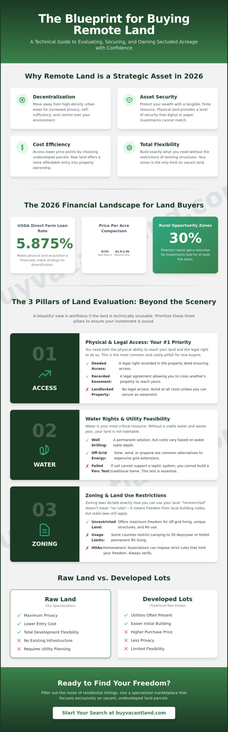Remote Acreage for Sale: The Complete 2026 Guide to Buying Secluded Land