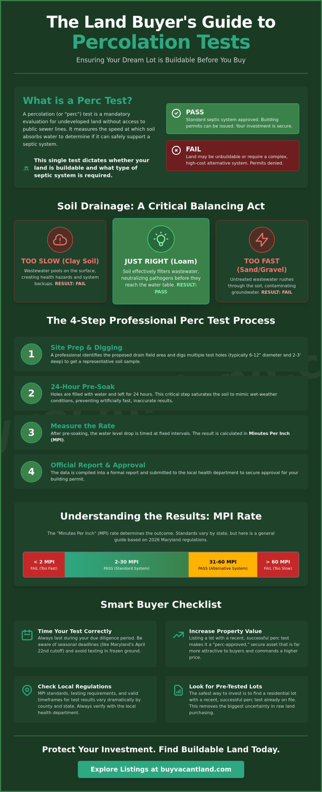 What is a Percolation Test for Land? The 2026 Essential Guide