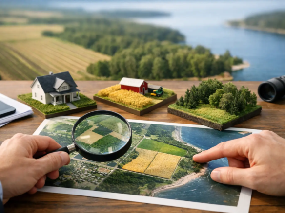How to Find Land by Parcel Type