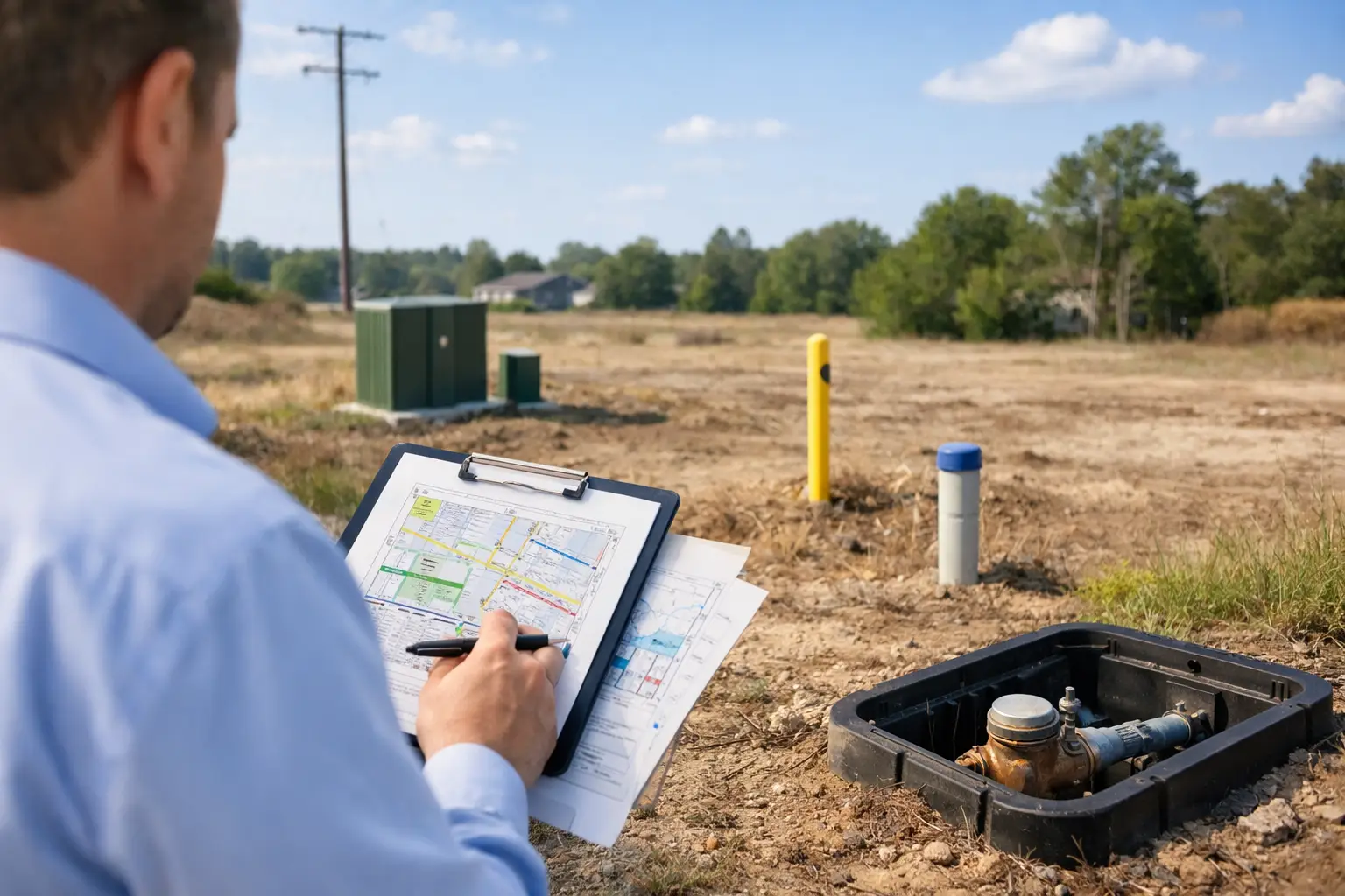 Verify Utilities on a Vacant Parcel Before Buying
