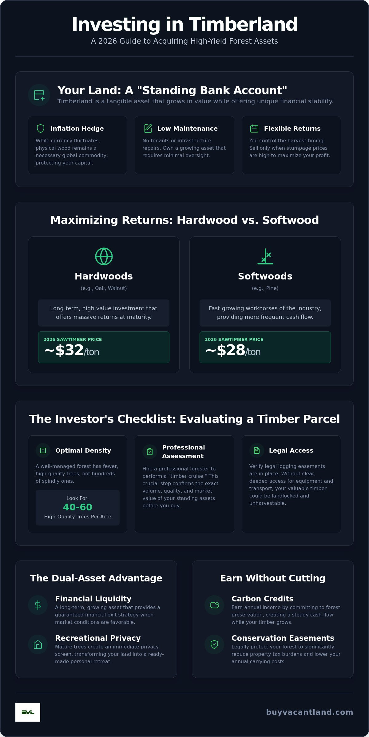 Buying Land with Mature Timber: The 2026 Investor’s Guide