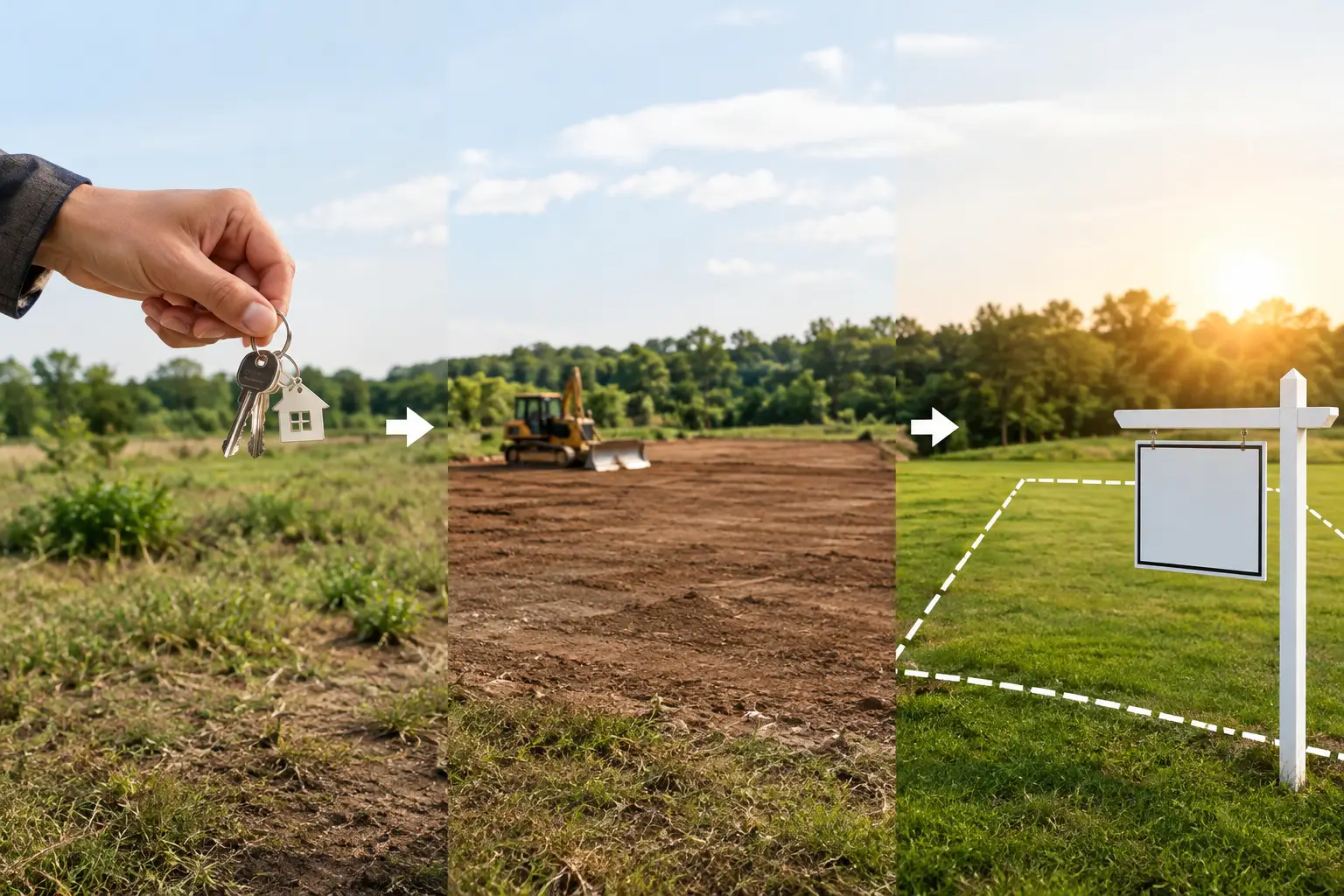 A Vacant Land Flipping Example From Offer to Resale